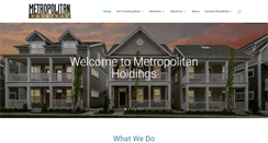 Desktop Screenshot of metropolitanholdings.com